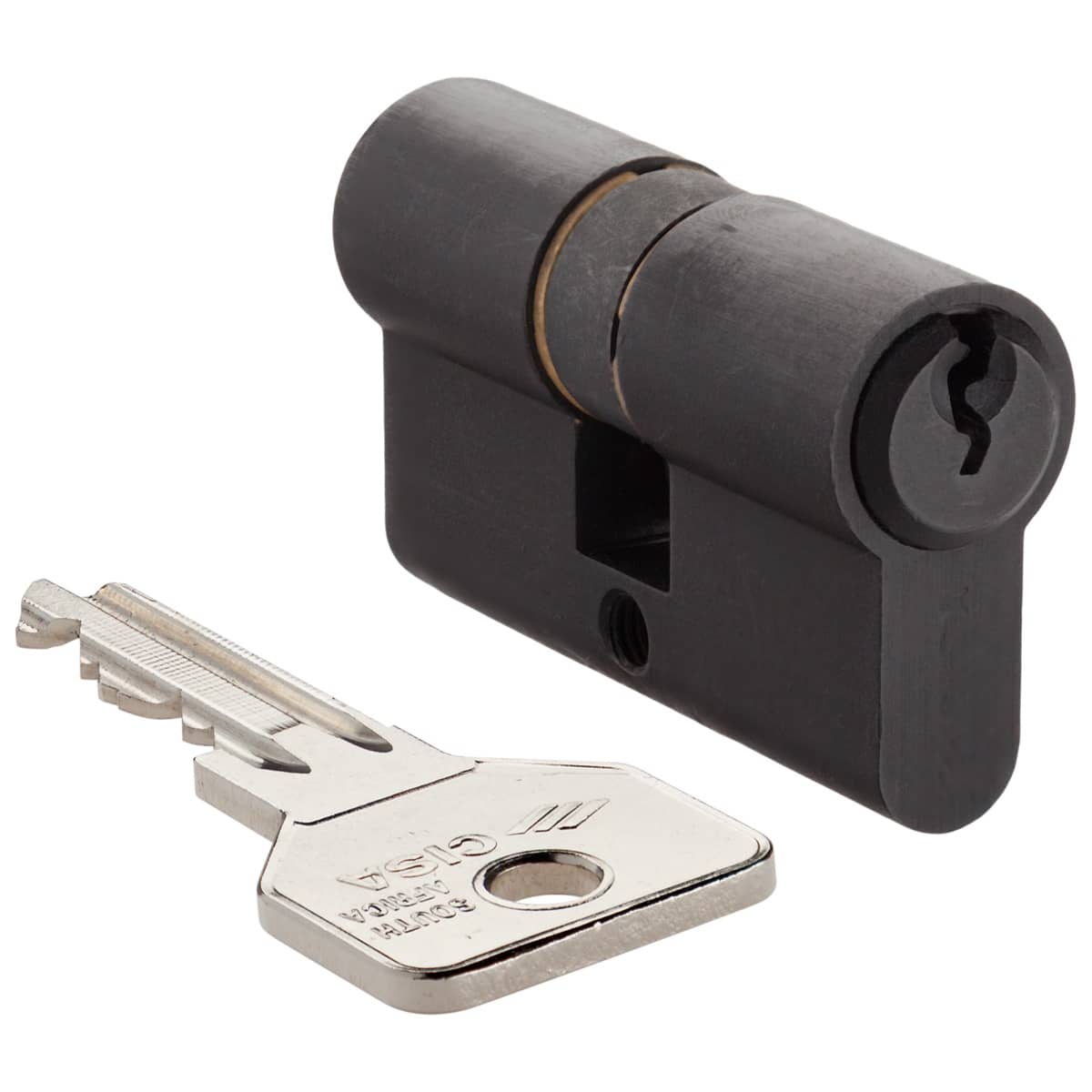 black double cylinder cisa