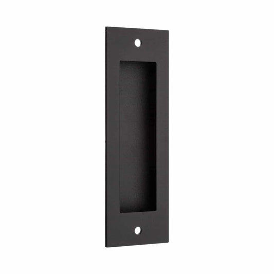 FLUSH HANDLE BLACK 165X53X15.5MM