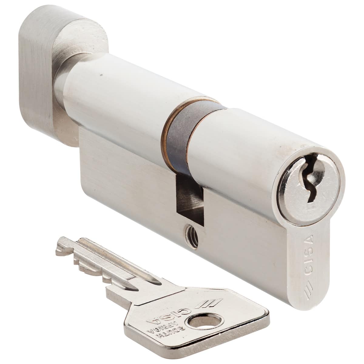nickel offset knob cylinder cisa