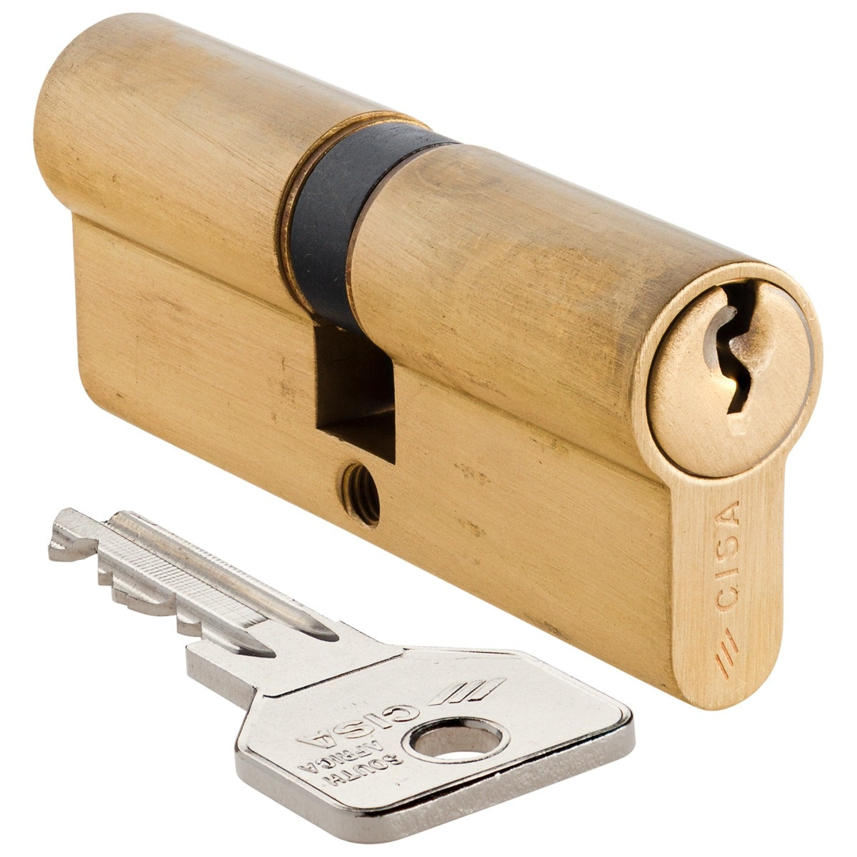 brass double cylinder cisa