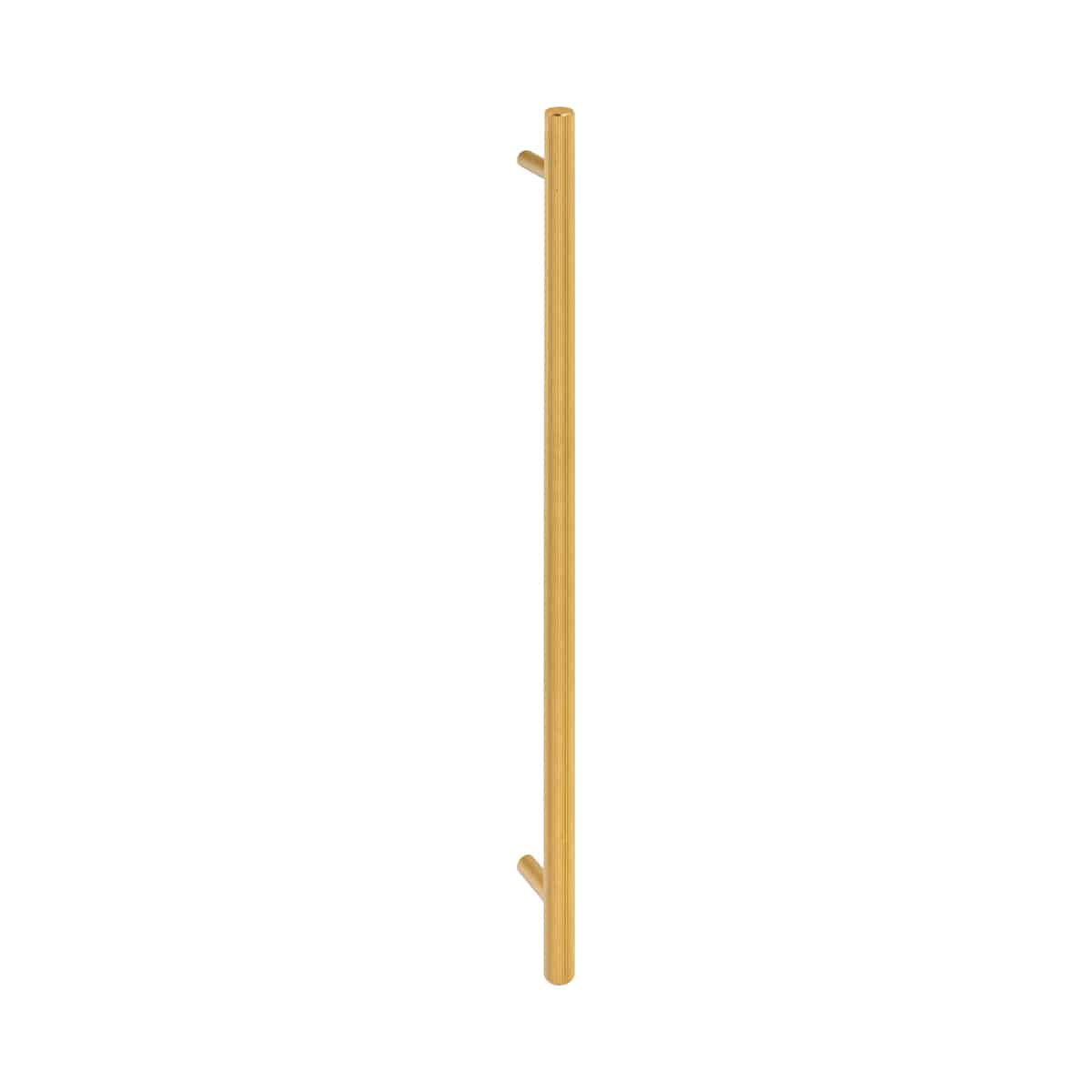 SOLID T HANDLE SATIN BRASS 320mm