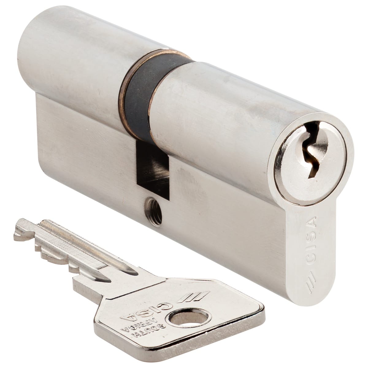 nickel double cylinder cisa