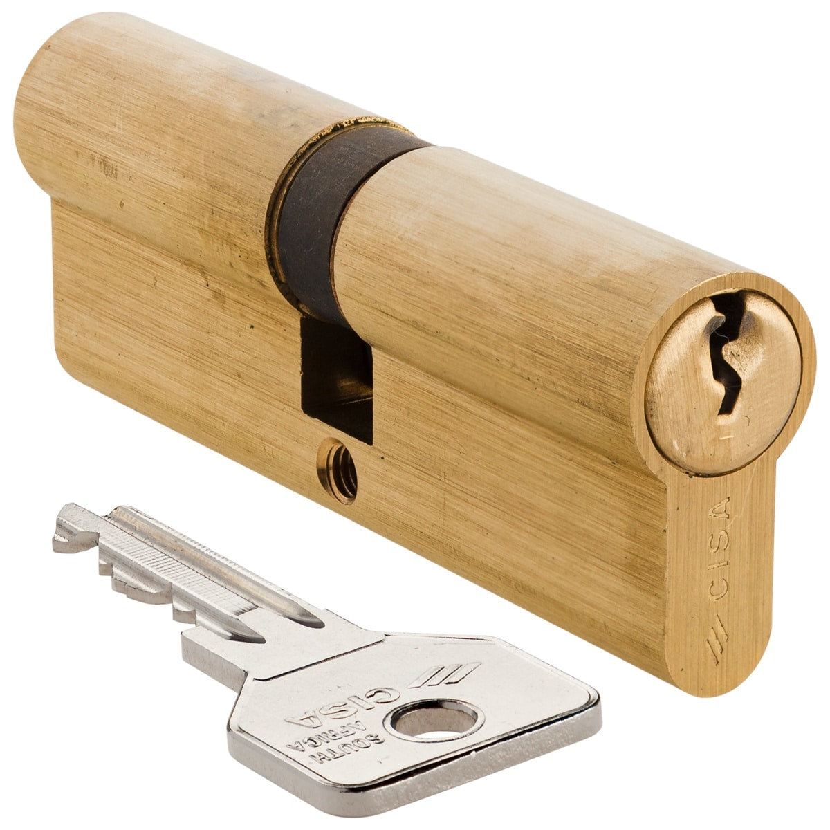 brass double cylinder cisa