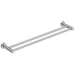 DOUBLE TOWEL RAIL BRUSHED