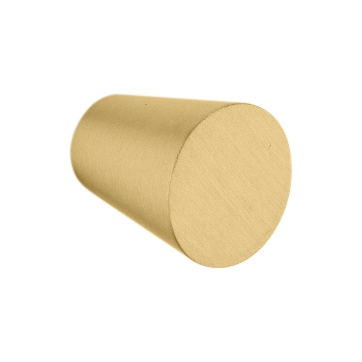 SHARP CONE SATIN BRASS 22x25mm