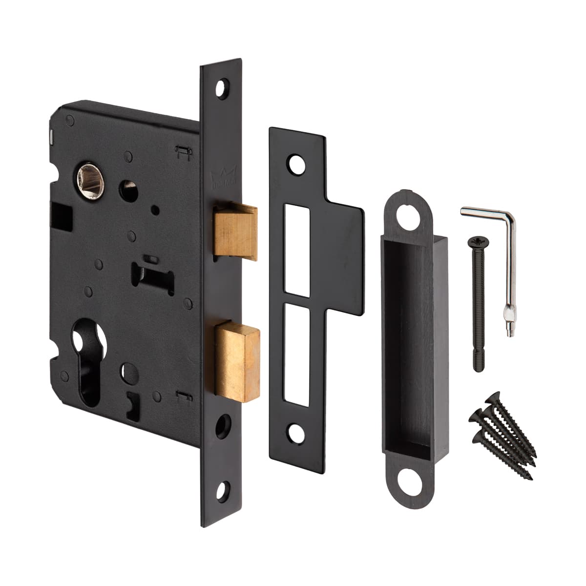 D036 CYL SASH LOCK BLACK