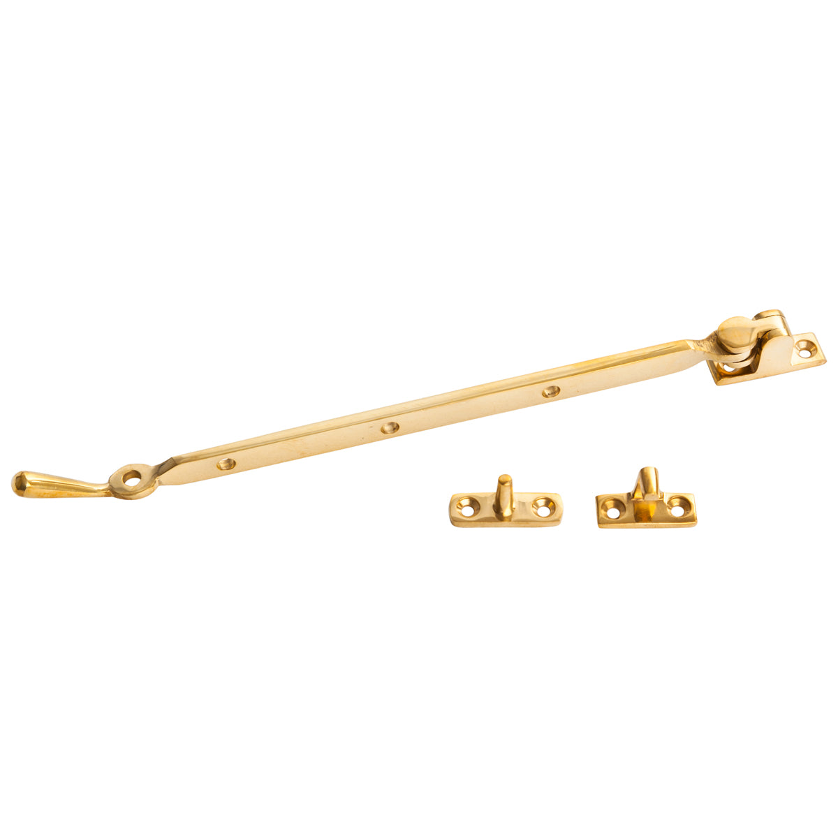 FAN LIGHT STAY 250mm BRASS