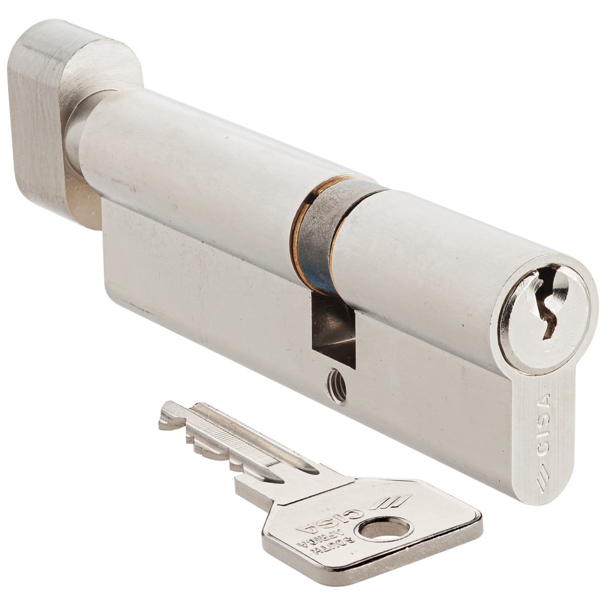 nickel offset knob cylinder cisa