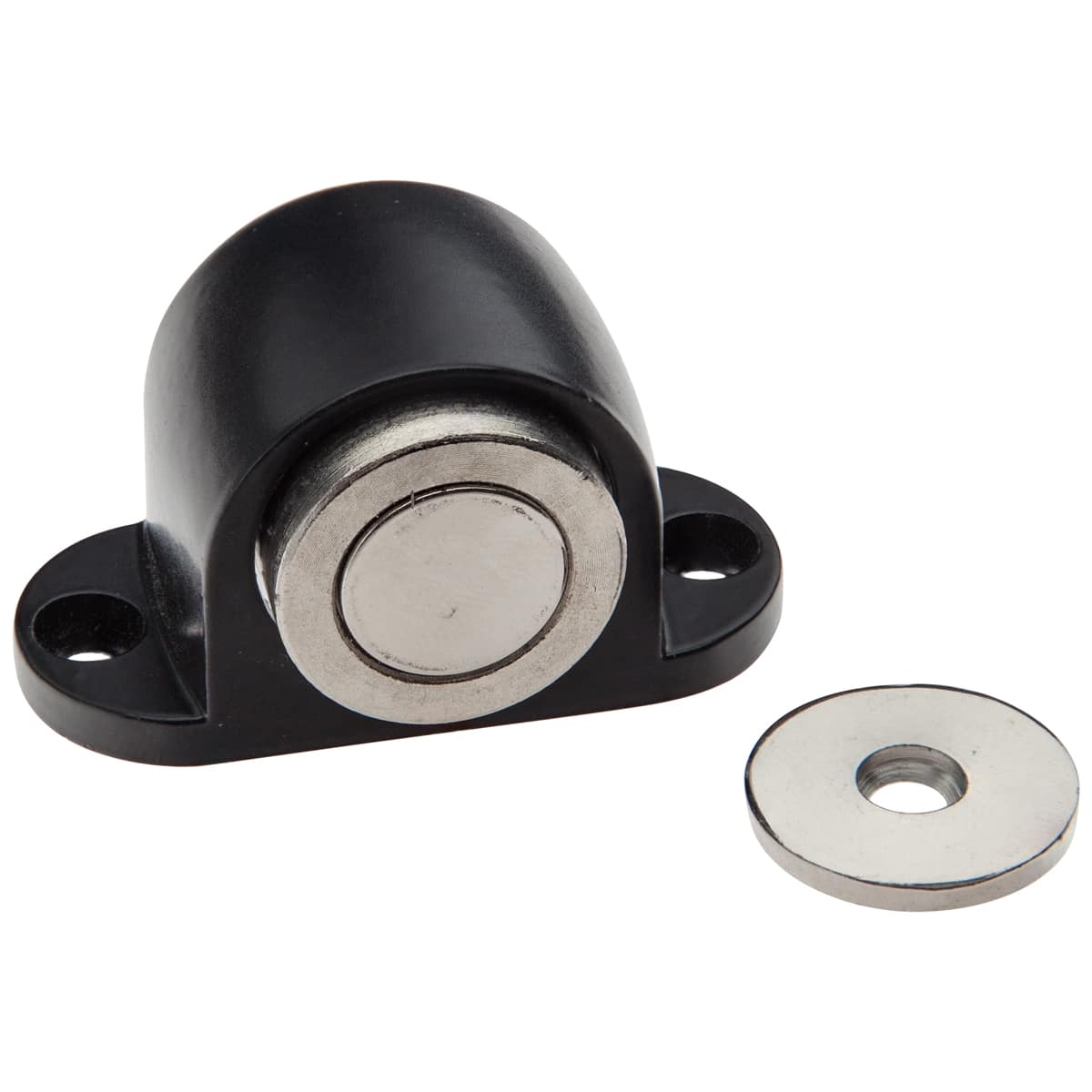 FLOOR MOUNTED MAGNETIC DOOR STOP BLACK