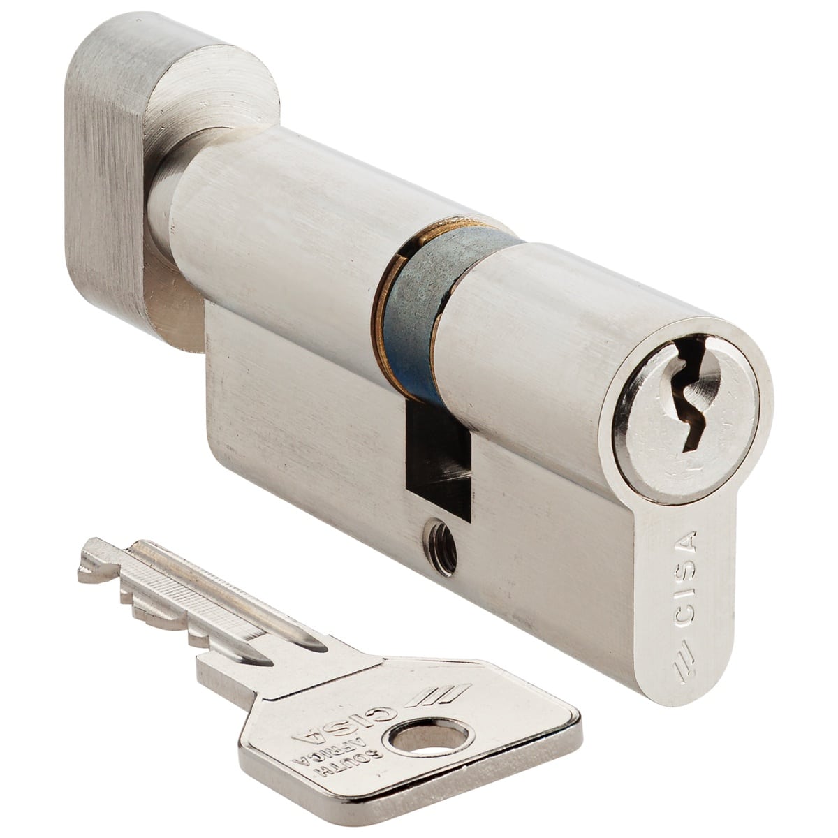 nickel offset knob cylinder cisa