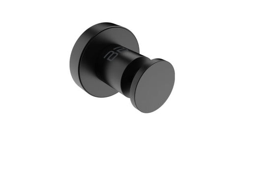 ROBE HOOK SINGLE MATT BLACK