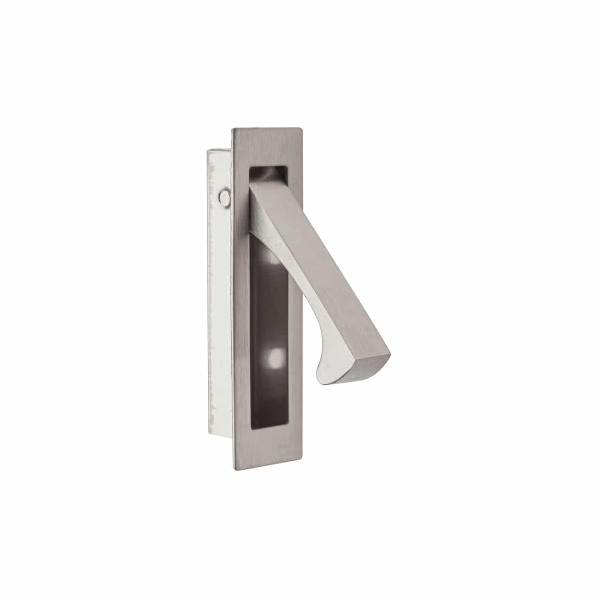 brushed stainless steel pocket pull