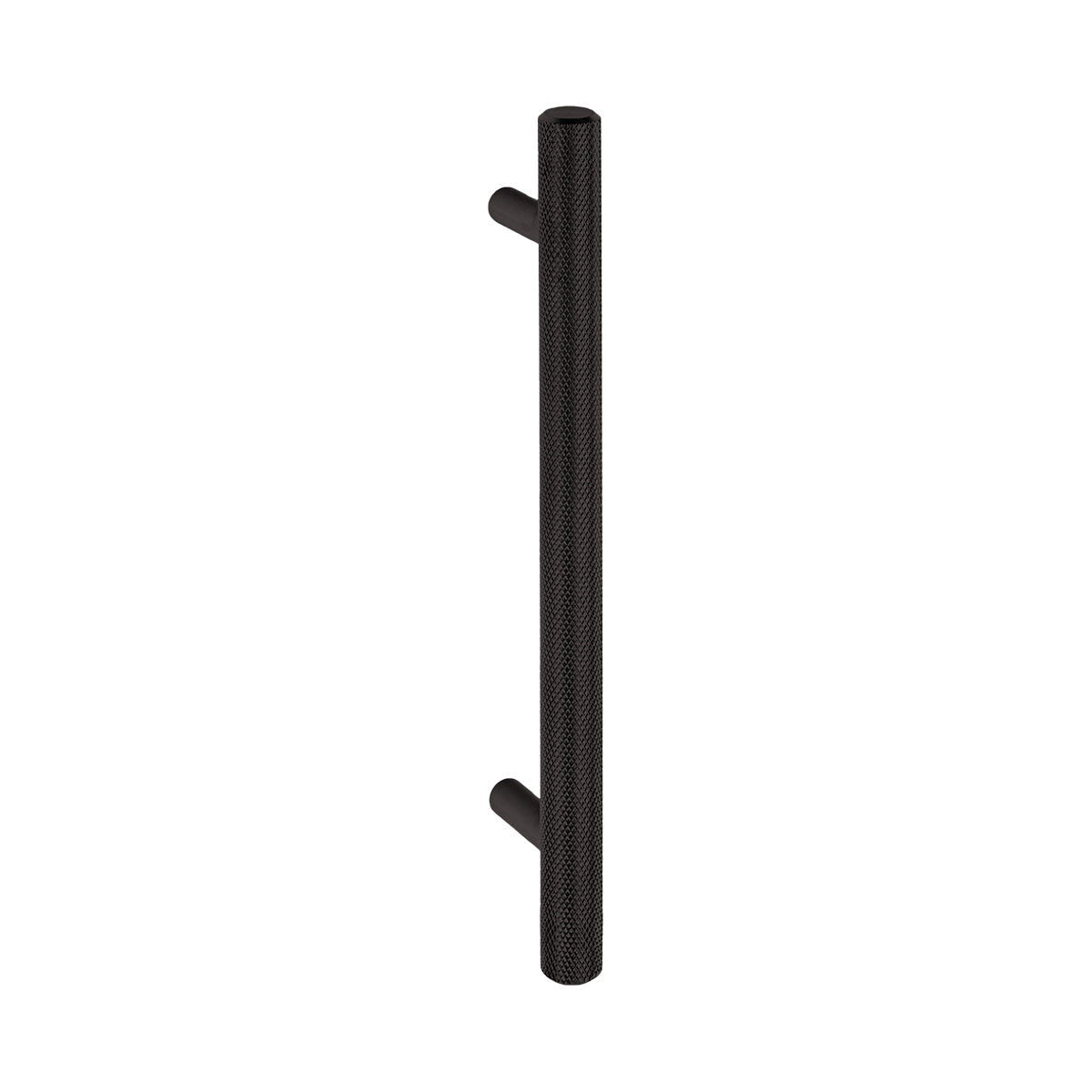 KNURLED T 12x150mm Black CTC 128mm