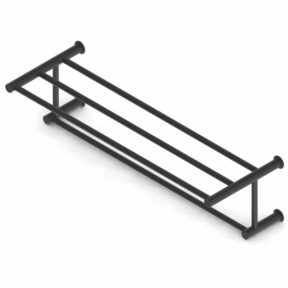 TOWEL SHELF BLACK 600mm