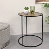 CIRCLE SHAPE SIDE TABLE