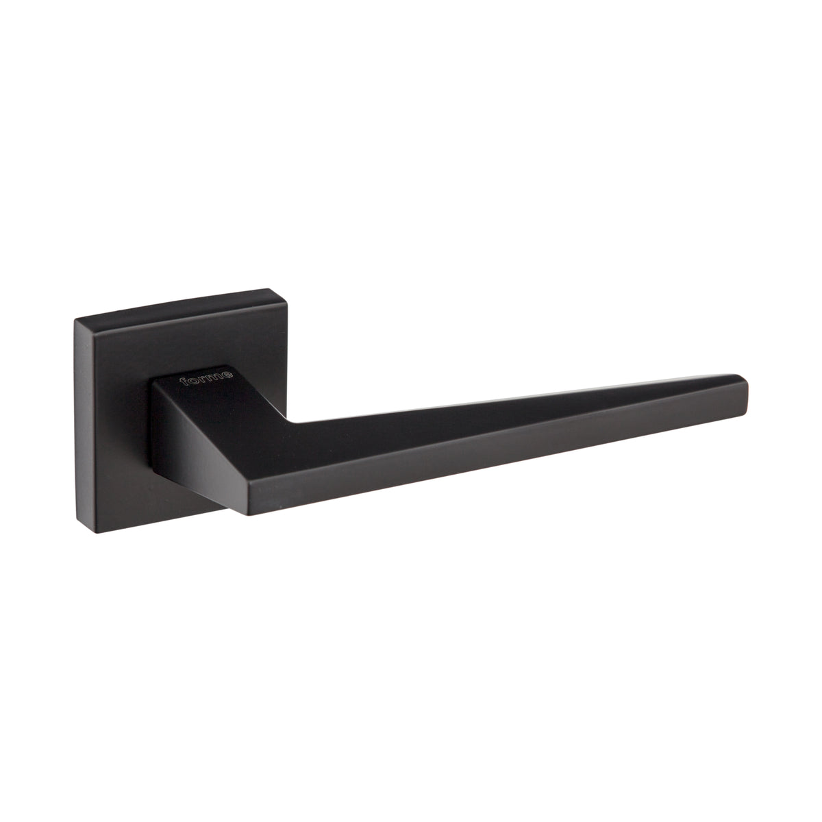 LEVER HANDLE SQ ON ROSE BLACK