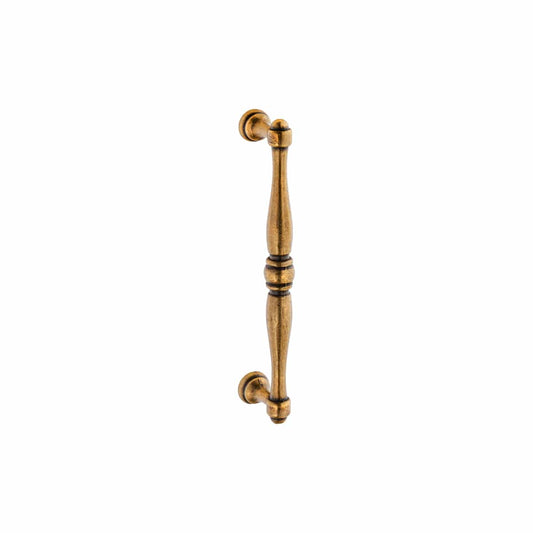 ROUND HANDLE ANTIQUE BRASS 128MM