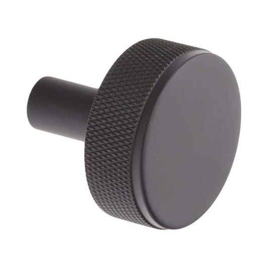 KNURLED EDGE T KNOB BLACK 32MM